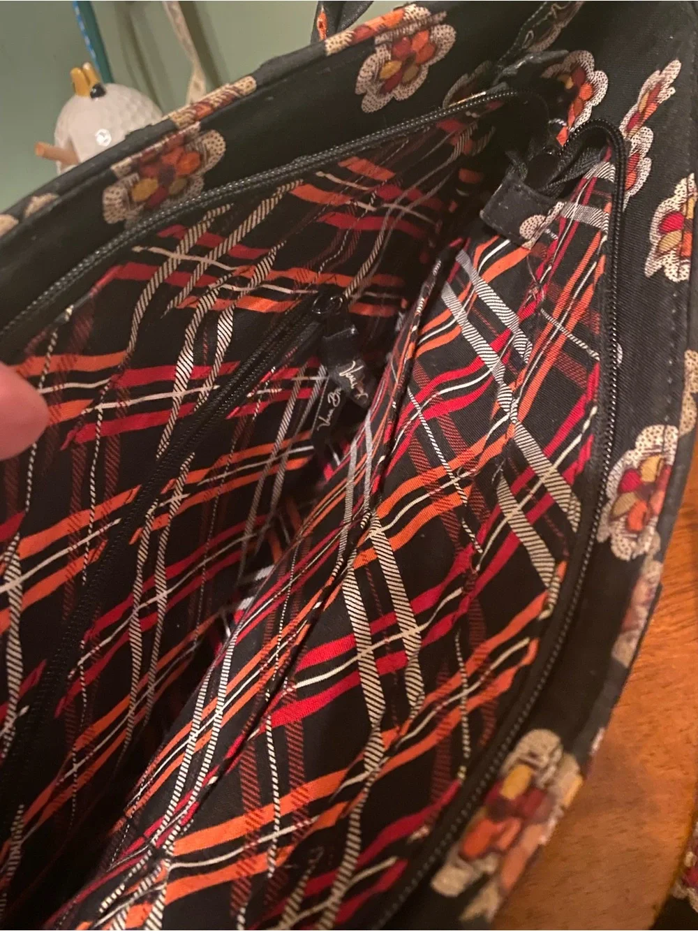 Vera Bradley quilted bag Pirouette pattern